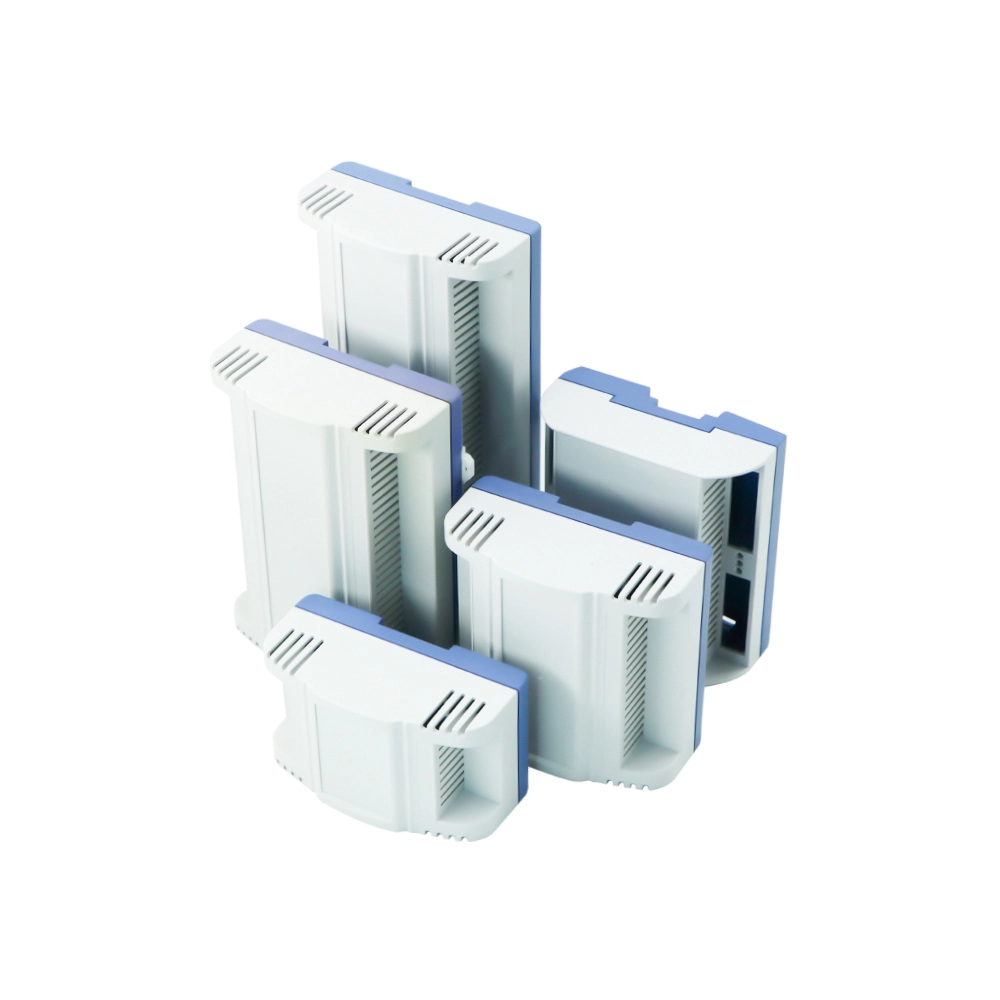 AK-DR-Series Din Rail Enclosure Nylon PC ABS Flame Resistance UL94V0 Terminal Block Industrial Control Plc Box