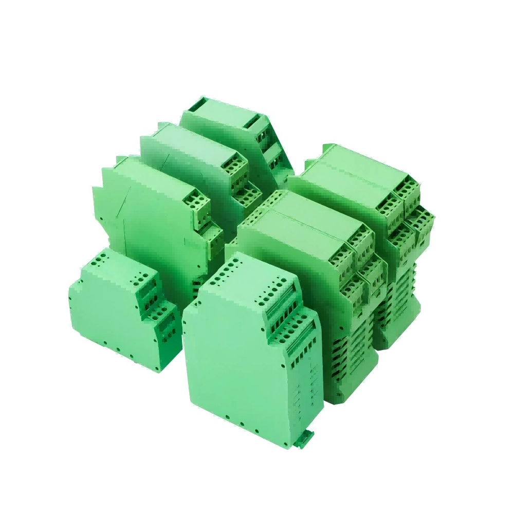 AK-DR-Series Din Rail Enclosure Nylon PC ABS Flame Resistance UL94V0 Terminal Block Industrial Control Plc Box
