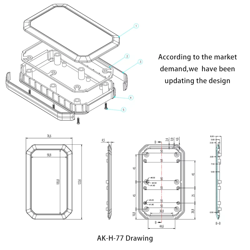 OEM ODM Custom Handheld Plastic Electrical Instrument Enclosures Manufacturer