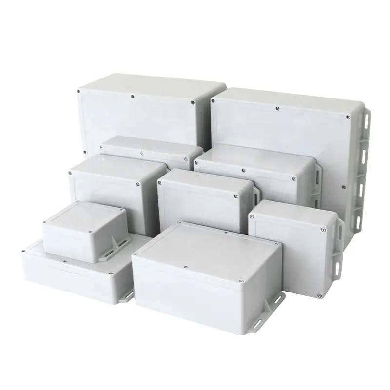 China IP66 Outdoor Junction Electronic Boxes Project Instrument Case Holder Flanged Plastic Enclosure For PCB manufacturer