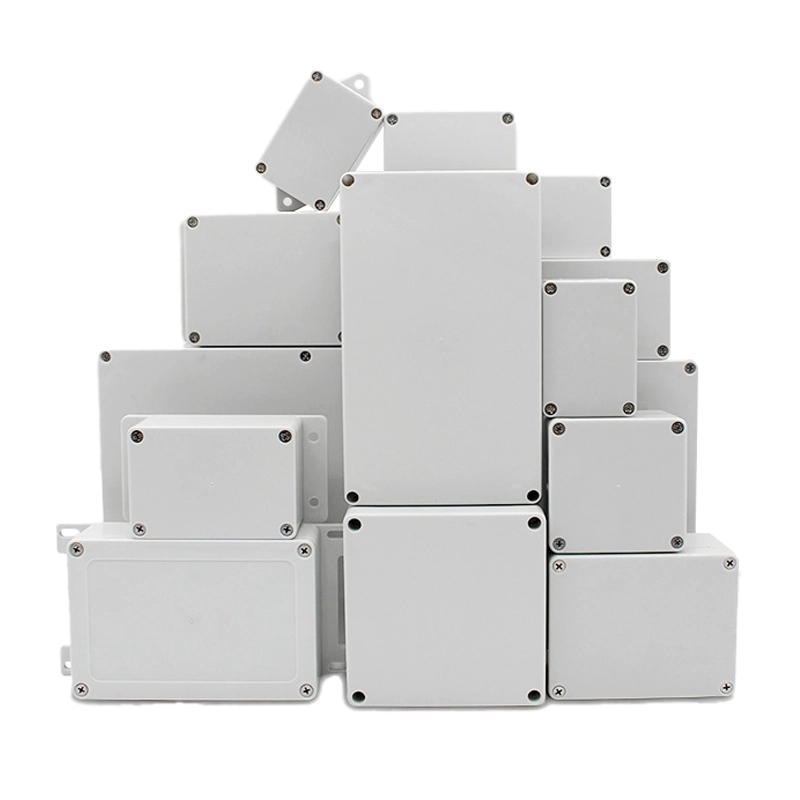 China Multiple Sizes IP65 Junction Box Cable Outdoor Waterproof Case Enclosure Plastic Box Electronic Project Case for Electronic Equipment manufacturer