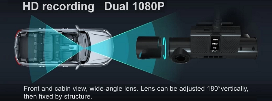 Dual lente dashcam bk6mz