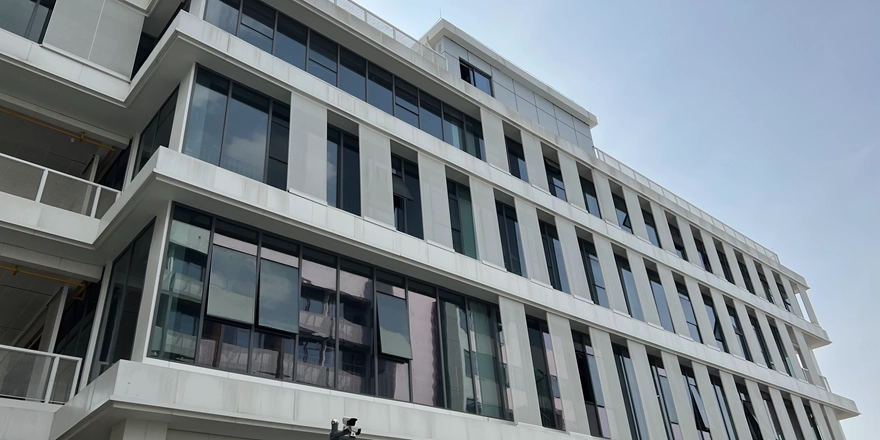 insulated double glazed glass curtain wall supplier