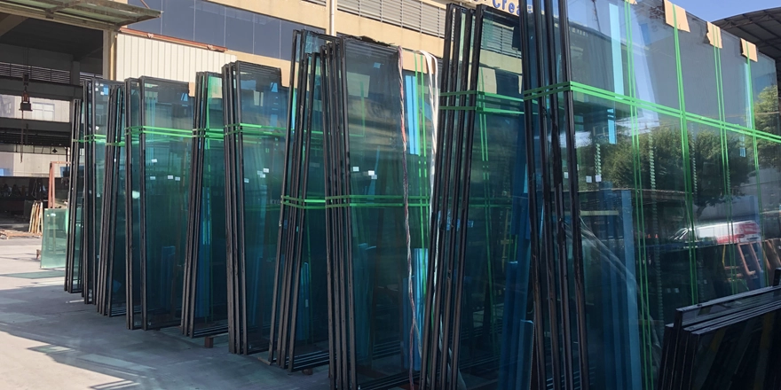 insulated coated glass manufactured
