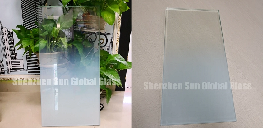 10mm white gradient tempered glass price supplier china