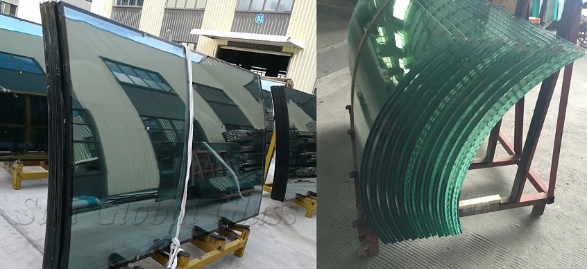 Architectural curved glass factory china