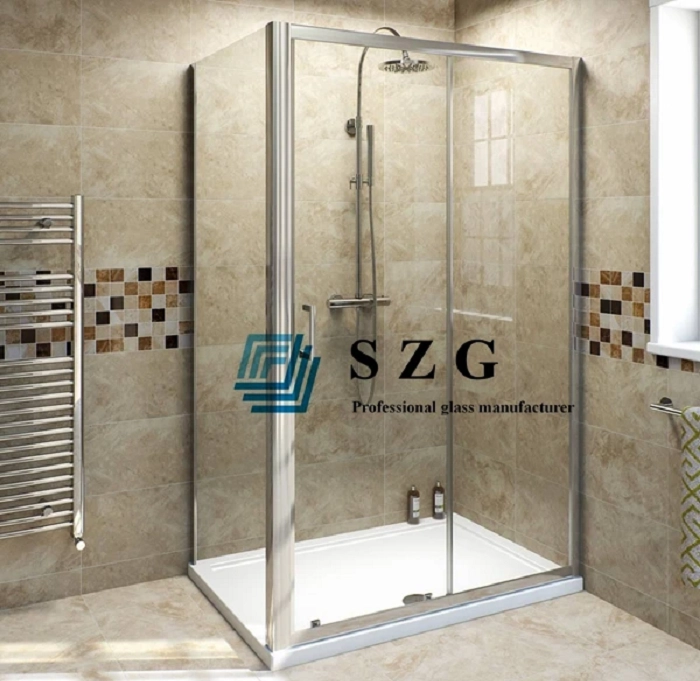 Fast delivery 8mm 10mm tempered glass shower doors wholesales