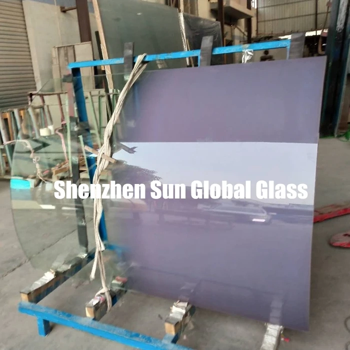 Reeded glass for partition wall