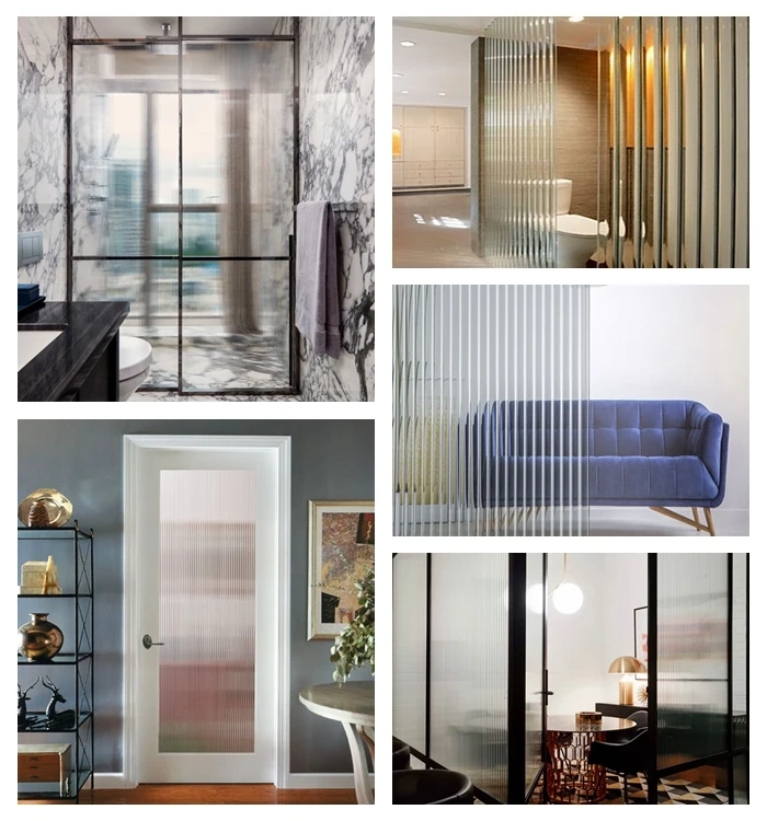 Fluted glass sheets manufacturer china