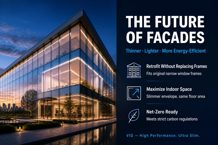 vacuum glass for future facades
