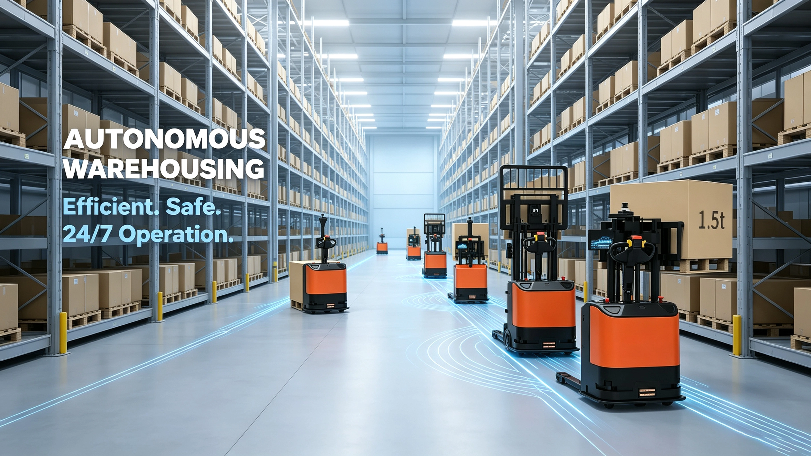 Autonomous forklift trucks