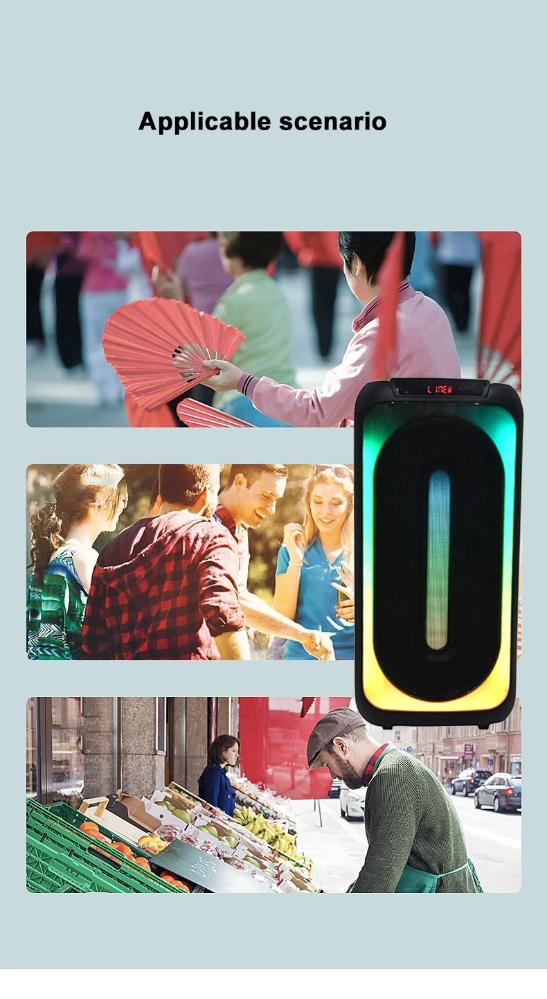 带 LED 灯的终极便携式扬声器：适合任何场合的完美伴侣