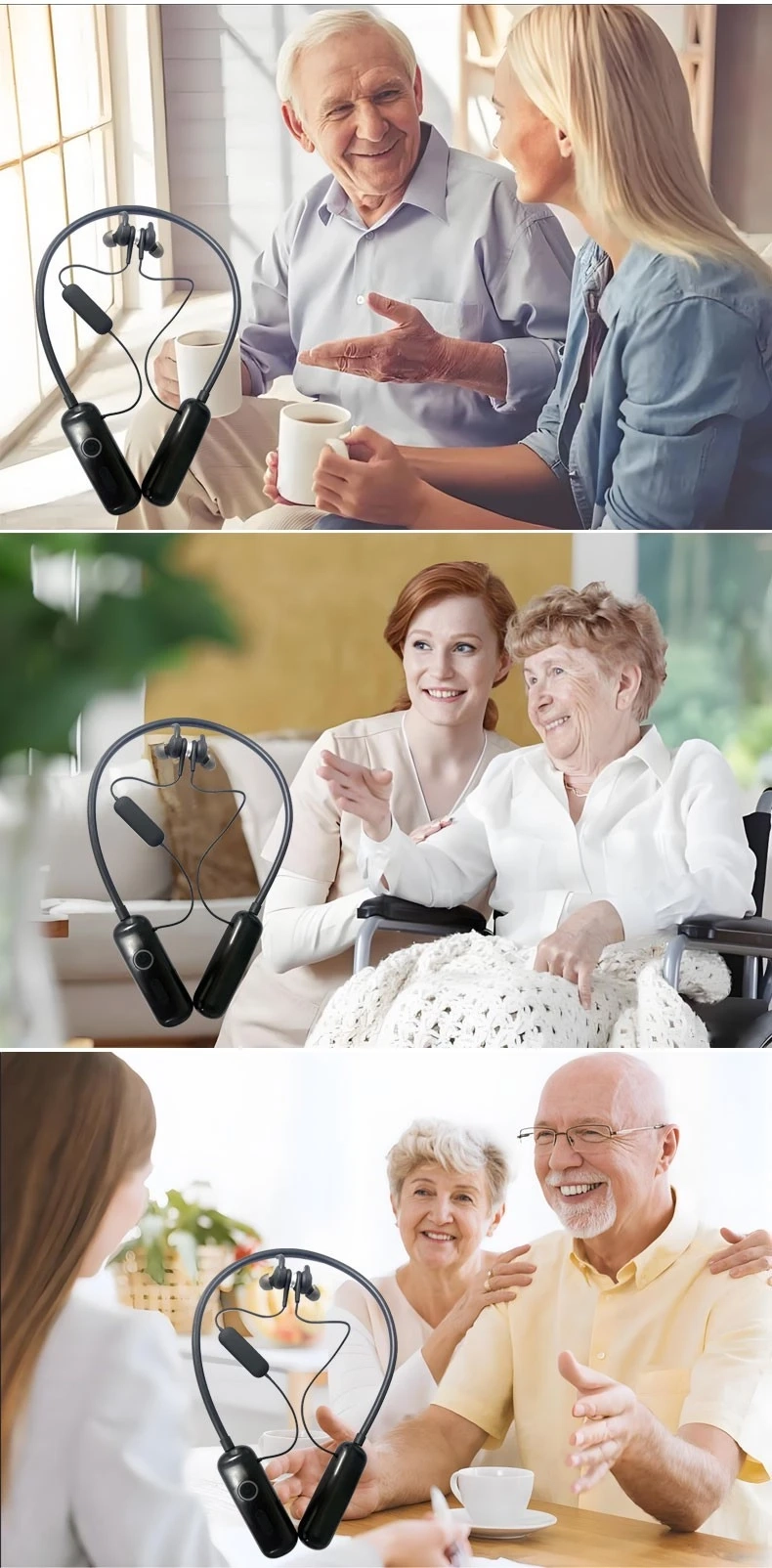 หูฟัง Ear Hanging Hearing Aid TWS ช่วยรบกวนประสบการณ์การได้ยิน ช่วยให้คุณมีชีวิตที่ดีขึ้น