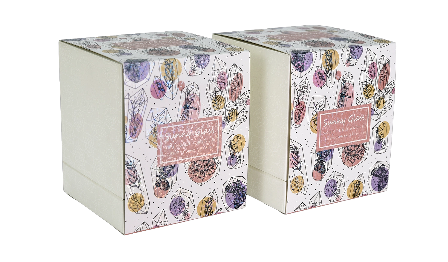Wholesale candle holder diamond packaging box gift box box