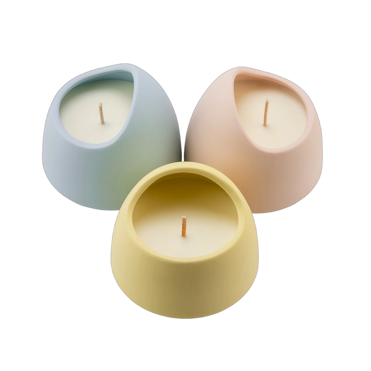 Mother's Day limited edition ceramic candle cans with lids wholesale-Pink