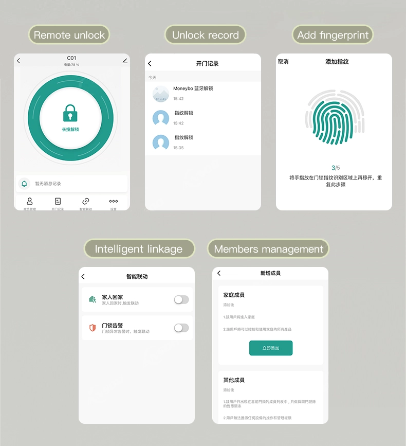 Keyless smart cylinder factory