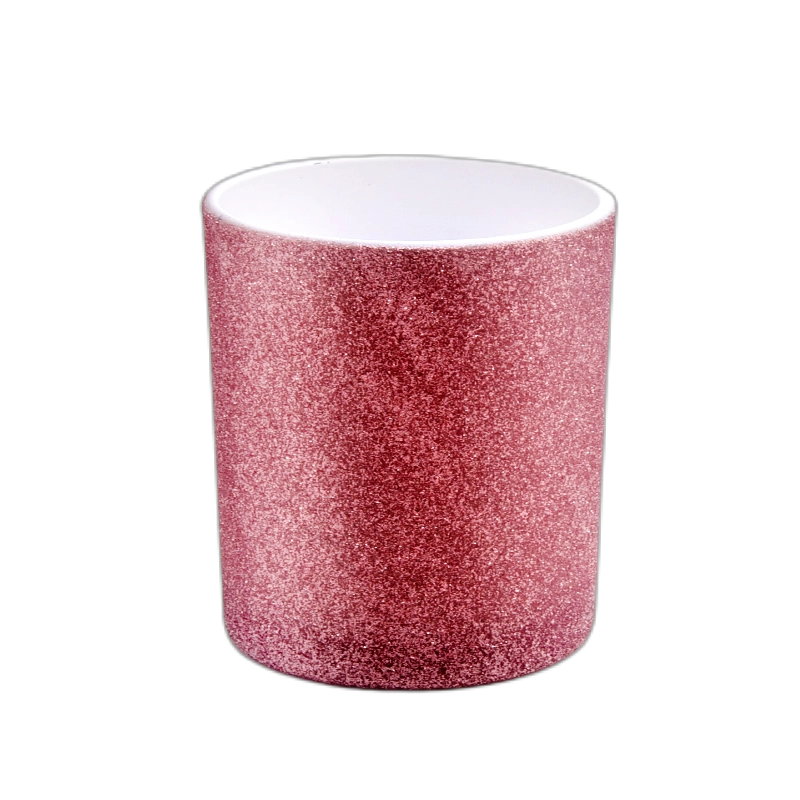 Colorful 8oz Glass Candle Jars for Valentine Day