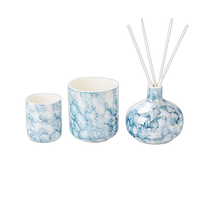 14oz Ceramic Candle Vessels for home decoration