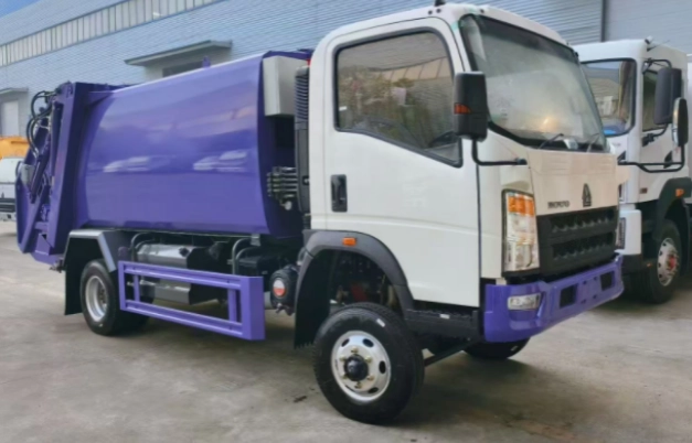 High-capacity China garbage compactor truck
