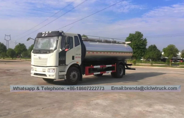 China Milk Transport Truck Factory
