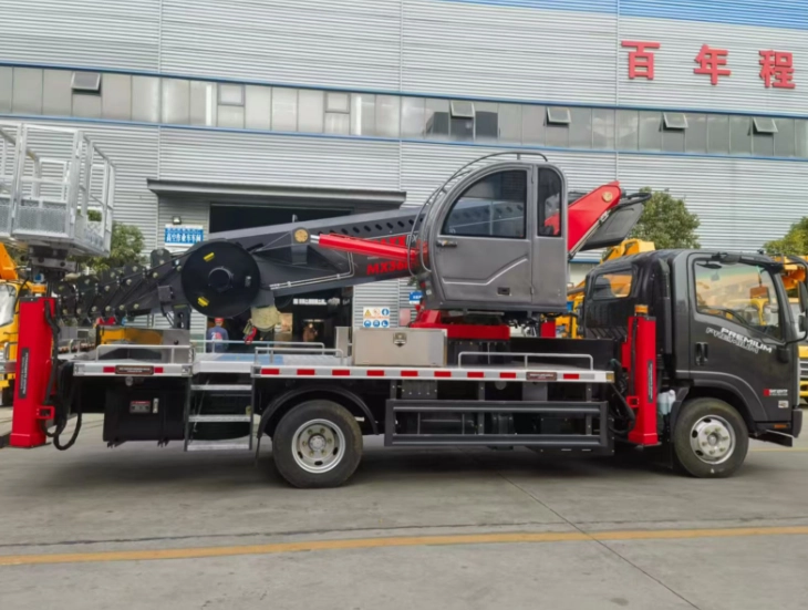 High working truck with 20m reach capacity