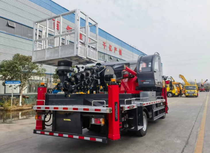 Low maintenance aerial work platform truck