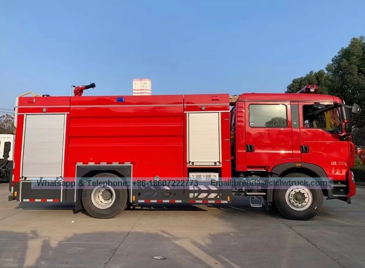 High-Capacity Firefighting Truck with Pump