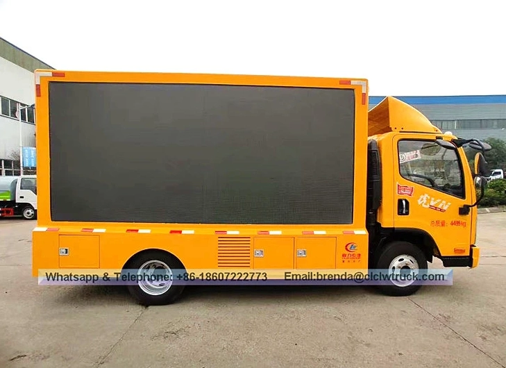 Mobile LED screen truck export China