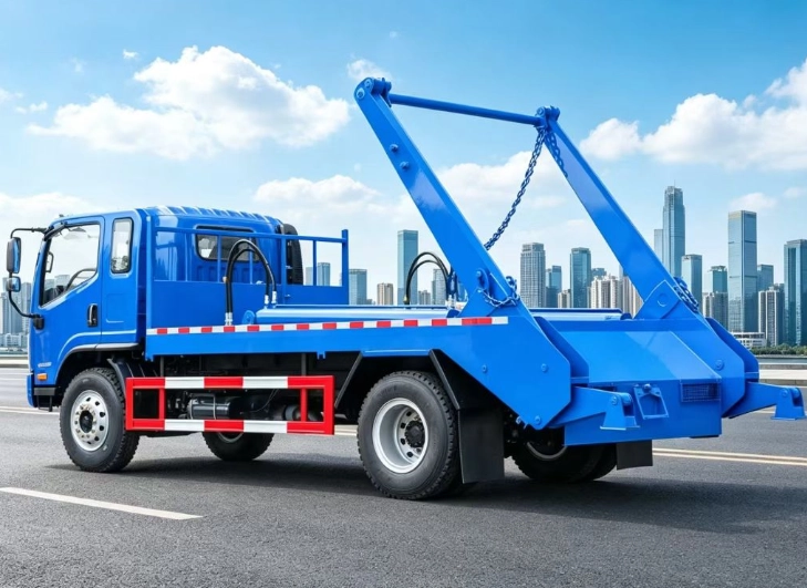 China garbage delivery truck factory