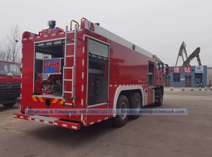 Camión contra incendios de alta capacidad con bomba