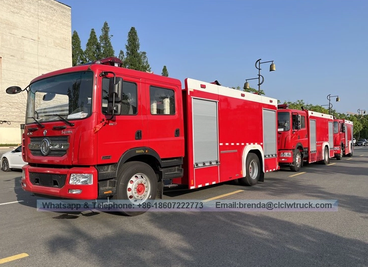 Especificaciones del camión de extinción de incendios Sinotruk
