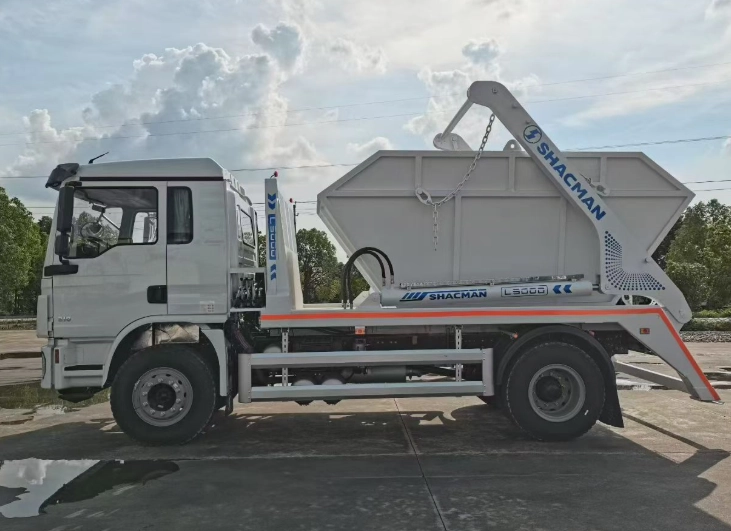 Fábrica de camiones de reparto de basura en China
