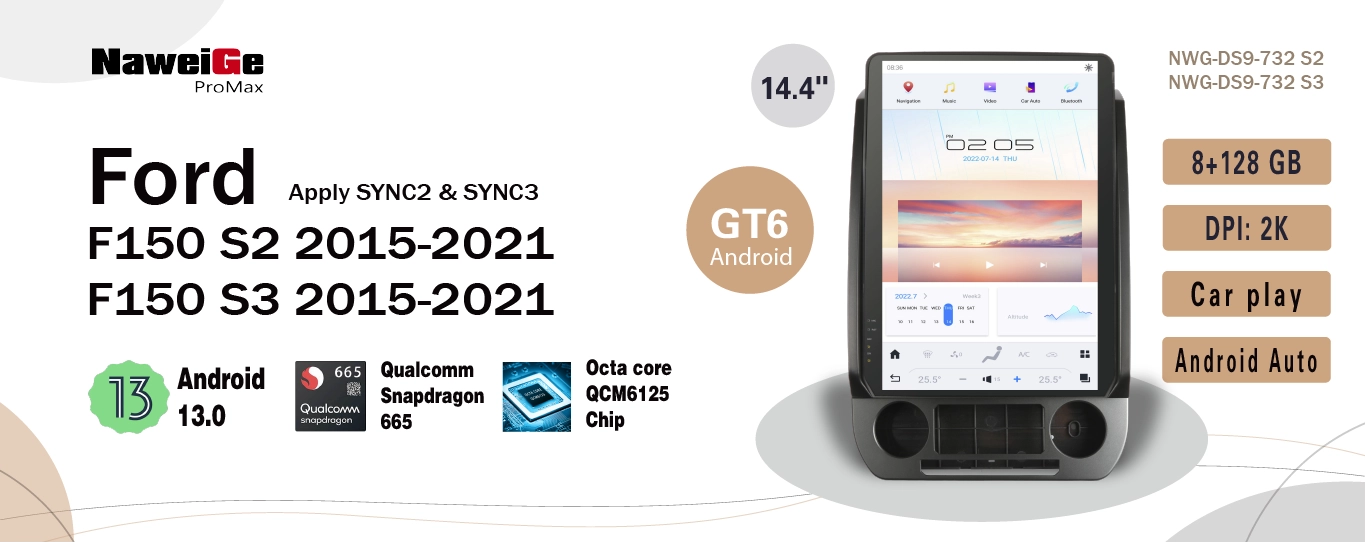 فورد F150 SYNC2 SYNC3 2015-2021 فورد F150 SYNC2 SYNC3 2015-2021