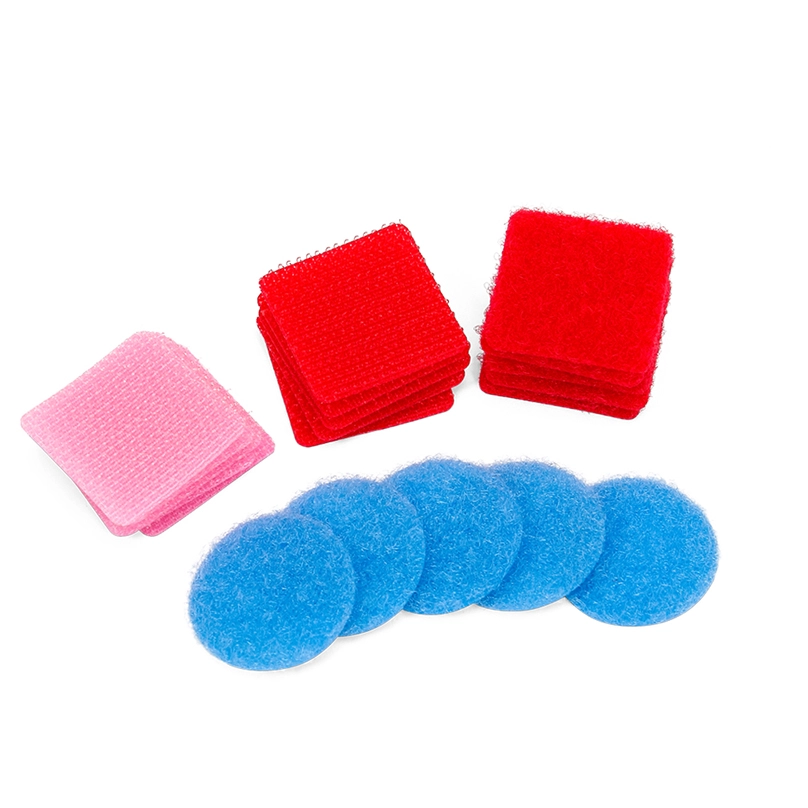 Puntos de gancho y bucle cortados de troqueles de bucle anti -slip antidlipe -curling reutilizable dots adhesivos fabricante