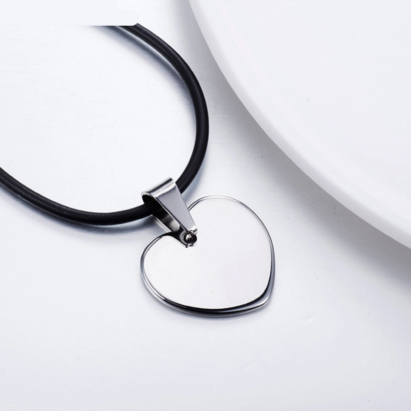 Damen- oder Herrenmode-Modeschmuck Wolframkarbid-Herz-Anhänger Wolfram-Herz-Halskette für Herren-Wolfram-Hunde-Tag China-Hersteller