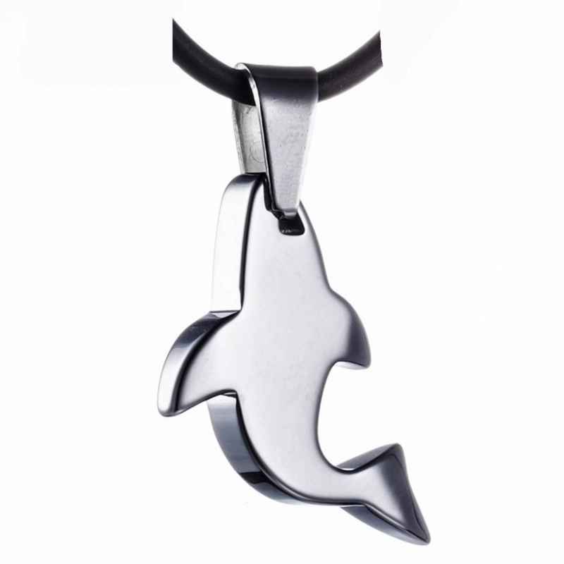 Beliebte Großhandel Männer Modeschmuck Wolframkarbid Fisch Anhänger Für Männer Wolfram Tier Halskette China Hersteller