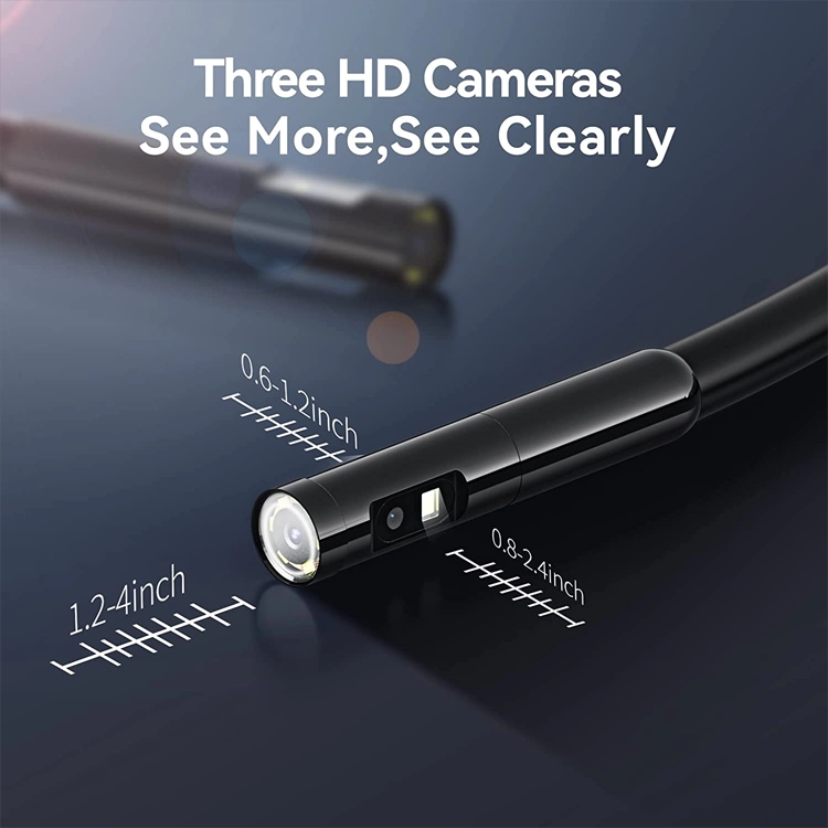 نموذج جديد محمول عدسة واحدة الأنابيب Borescope 5 بوصة Hd Lcd يده فيديو التفتيش الصناعي كاميرا المنظار
