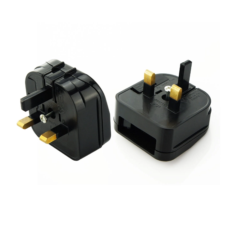European Electrical Appliances to UK Plug Converter Clamshell Conversion Plug European Round Plug to UK 13A Plug SE-ECP