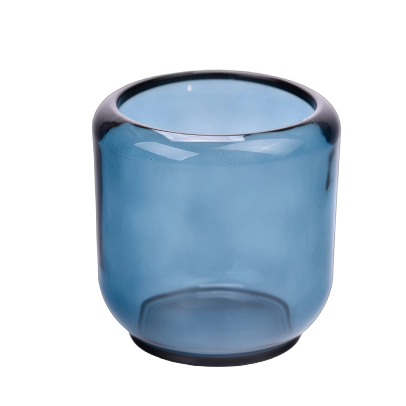 empty glass candle vessel 7oz candle holder wholesale