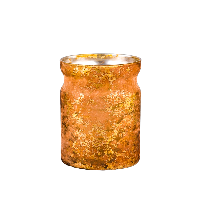 Soil Color Glass Candle Jars For Decoration
