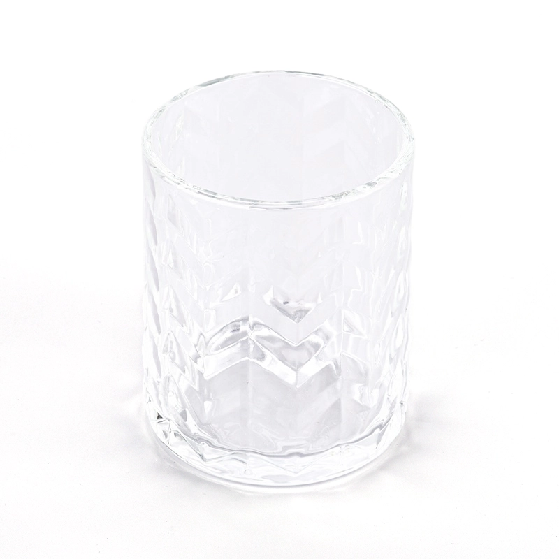 Customized Color GEO Glass Candle Jars Large Glass Candle Vessels 700ml 20oz Candle Glass Customized Color GEO Glass Candle Jars Large Glass Candle Vessels 700ml 20oz Candle Glass