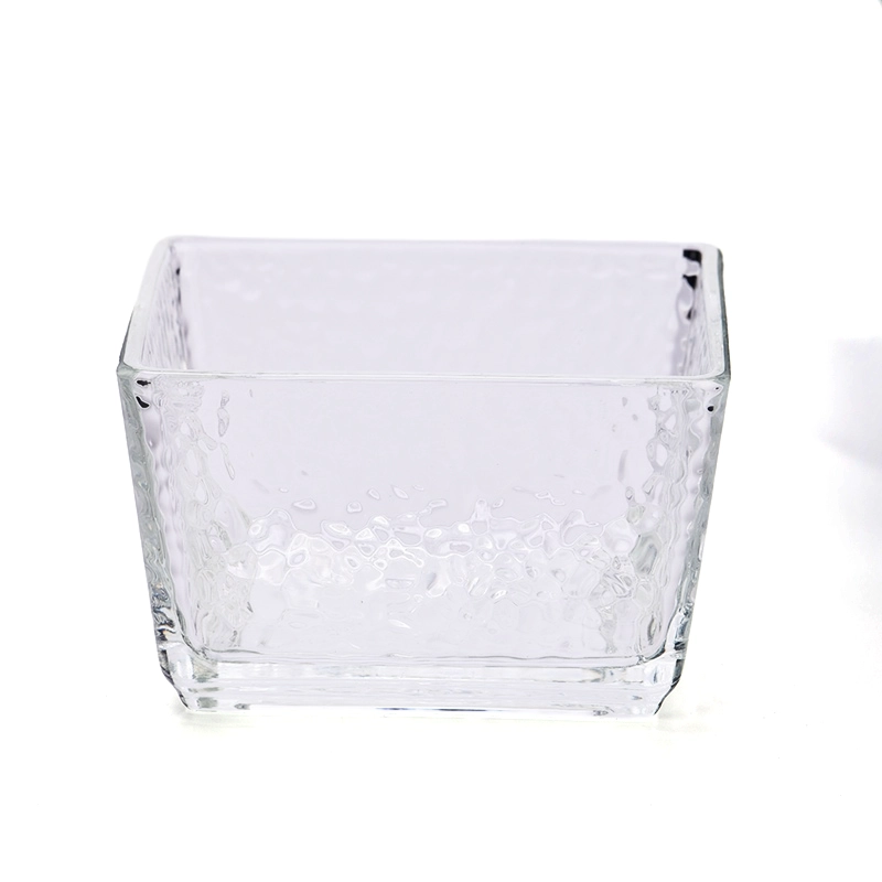 Customized Unique Square Glass Candle Vessels Wholesale Customized Unique Square Glass Candle Vessels Wholesale