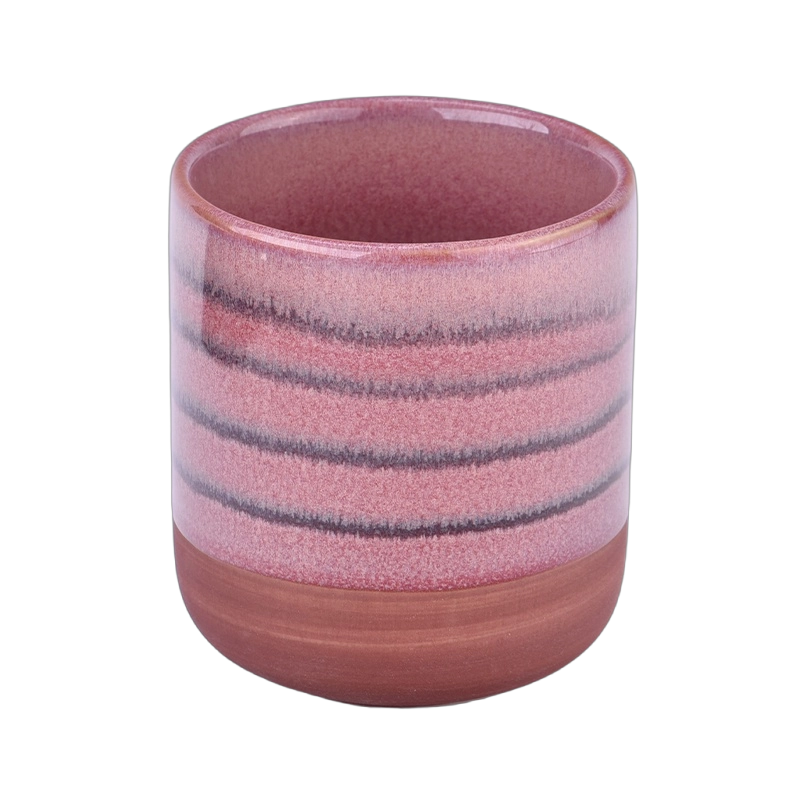 10 oz ceramic glass candle jars candle containers with home decor