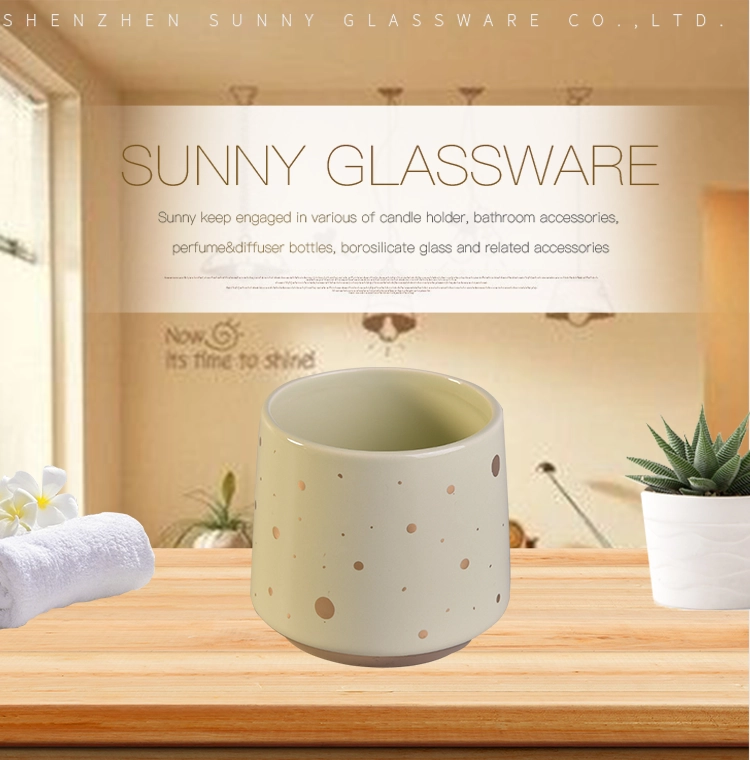 good quality low price13oz ceramic porcelain candle container jars wholesale