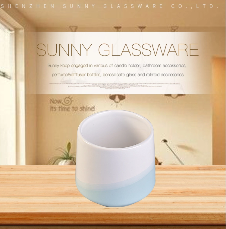 remarkable quality 450ml c blue and white ceramic candle container bowl