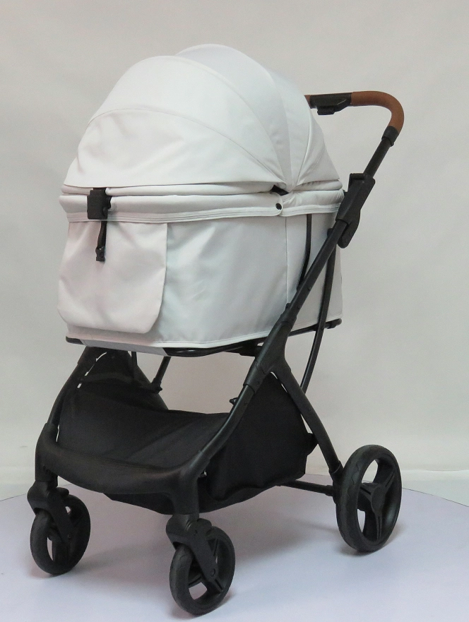 China 2025 Neu gestaltet 4-radnotiertes Top-bewertetes Haustier Kinderwagen und faltbares Design für Hunde und Katzen | Sichere Reise- und Outdoor -Abenteuer Hersteller