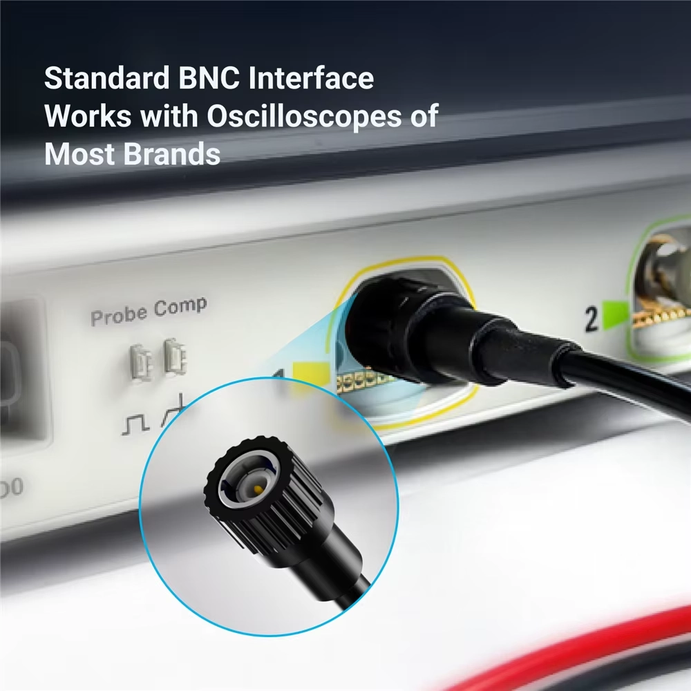 Micsig راسم الذبذبات مسبار تفاضلي عالي الجهد DP Series-DP700/DP1500/DP3000/DP7000 مع معدل عينة 100 مللي ثانية/ثانية