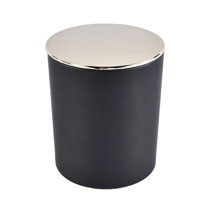 10 oz Custom glass cande jar with lids wholesale candle containers
