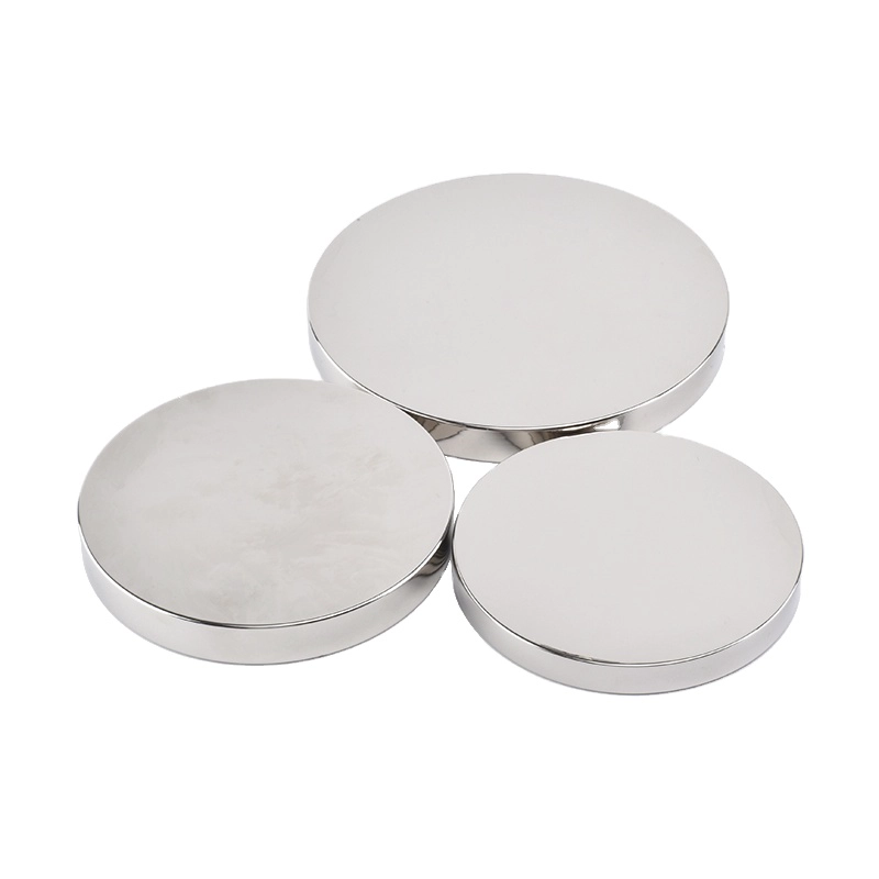 Sunny customized recycled silver metal tin lid for candle jar