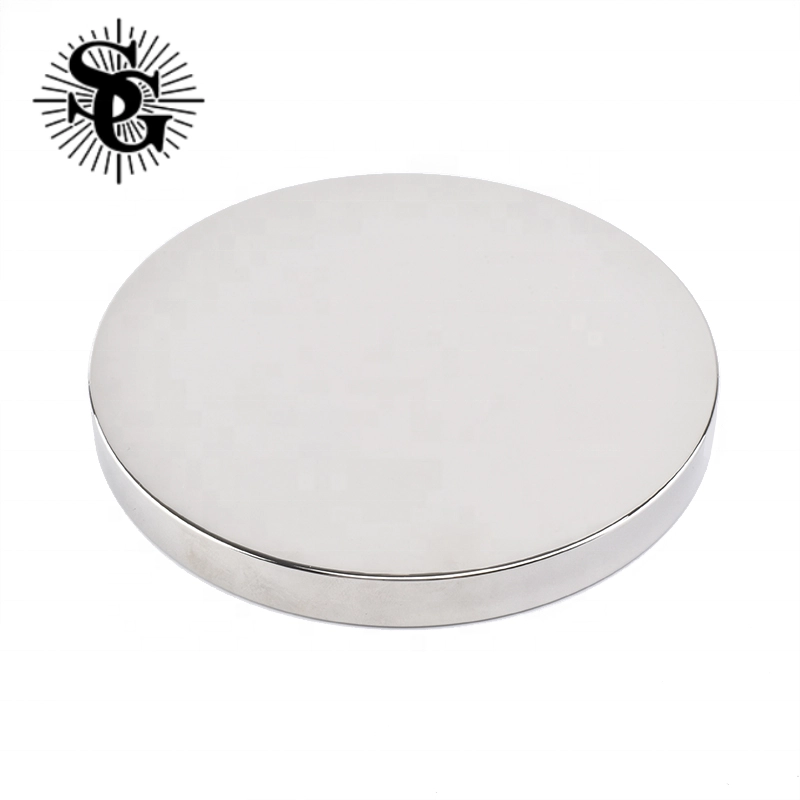 Sunny customized recycled silver metal tin lid for candle jar